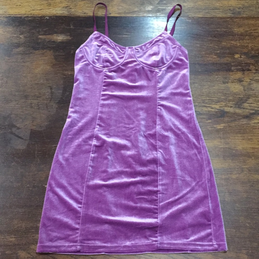 Urban Outfitters Velour Spandex Women’s Dress - Picture 1 of 6